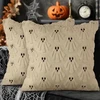Pluszowe Sowkowo Poszewki na poduszki pluszowe Halloween duch 45x45 cm 2 vnt.