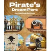 Plytų rinkinys piratų uosto statybai, 2 viename komplektas