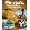 Plytų rinkinys piratų uosto statybai, 2 viename komplektas