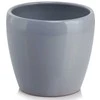 Polnix Dekoratyvinis gėlių vazonas Barcelona D17cm H14cm keraminis/pilkas