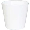 Polnix Dekoratyvinis gėlių vazonas Berlin D14cm H13cm keraminis/baltas