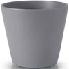 Polnix Dekoratyvinis gėlių vazonas Berlin D14cm H13cm keraminis/pilkas