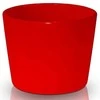 Polnix Dekoratyvinis gėlių vazonas D13cm/H10cm raudonas