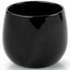Polnix Dekoratyvinis gėlių vazonas Piano D15cm H13cm keraminis/juodas