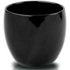 Polnix Dekoratyvinis gėlių vazonas Piano D15cm H12cm keraminis/juodas