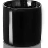 Polnix Dekoratyvinis gėlių vazonas Piano D13cm H14cm keraminis/juodas