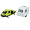 POLONEZ 1500 MR'78 + KEMPINGO PRIEKABA 1:34 ATIDARYMO DURYS WELLY RETRO