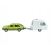 POLONEZ 1500 MR'78 + KEMPINGO PRIEKABA 1:34 ATIDARYMO DURYS WELLY RETRO