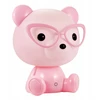 Polux Led naktinė lempa BEAR GLASSES Rožinė 2.5W