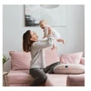 Poofi PUUKI Kūdikių maitinimo pagalvė Ekologiška medvilnė Croissant Nougat