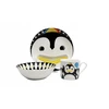 Pop Penguin porcelianinių indų rinkinys vaikiška vakarienės rinkinio dėžutė
