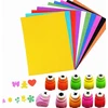 POPIERIAUS 10 Vnt. GLITTER SHEET A4 „pasidaryk pats“ dekoratyvus