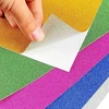 POPIERIAUS 10 Vnt. GLITTER SHEET A4 „pasidaryk pats“ dekoratyvus