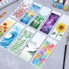 POPIERIAUS LAPAI 50 VNT Baltas 15X5CM AKVAROLĖ DIY DIY DAŽYMAS