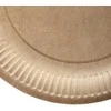 Popierinės lėkštės ø22.5cm/100vnt. rudos