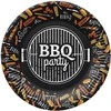 Popierinės lėkštės BBQ Party Paw 23cm/8vnt.