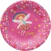 Popierinės lėkštės Fairy Unicorn Paw 18cm/8vnt.