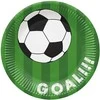 Popierinės lėkštės Soccer Ball Paw 23cm/8vnt.