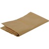 Popierinis maišas plokščiu dugnu birių produktų pakavimui, ruda sp., 50 x 90 x 13 cm