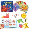 POPIERIUS ORIGAMI 108 LAPAI Kūrybinis „pasidaryk pats“ rinkinys vaikams