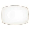 Lumarko Porcelianinė serviravimo lėkštė MariaPaula Moderna Gold, baltos sp., 33 cm
