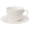 Porcelianinis indelis grietinėlei BONE RIBBED, baltos s., 400 ml