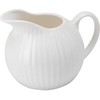 Porcelianinis indelis grietinėlei BONE RIBBED, baltos s., 400 ml