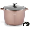 POT Induction HIGH su dangčiu Konighoffer Pollo Rose Gold 10L 28cm