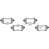 Potenza Roma hamakas 200x120 cm su skersiniu