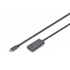 Digitus Skaitmenas | Aktyvus USB 3.2 Gen1 5G ilgintuvas | DA-73110 | USB-C į USB-A