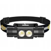 PREMIUM! PRIEKINĖ LAMPA MAXvision H25A 1800 lm LED 2*SST40 LED + 18650 baterija
