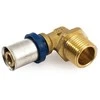 Presuojama alkūnė GENERAL FITTINGS, DN26 x 3/4, išorinis sr.
