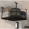 Prie lubų tvirtinama lentyna PGF 2 Domax 600x1200x450-900mm juodas