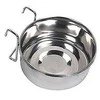 Prie sienos tvirtinamas dubenėlis graužikams Flamingo 580ml metalinis