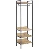 Home4You Prieškambario lentyna HANNES 52x40xH180cm Rustic melaminas