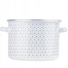 Prima Deco JGS emaliuotas puodas 12 cm su plastikiniu korio dangteliu