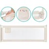 PRIMABOBO CLASSIC lovos saugos turėklas 200x160cm 3 vnt Sulankstomas BEIGE