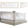 PRIMABOBO CLASSIC lovos saugos turėklas 200x160cm 3 vnt Sulankstomas BEIGE