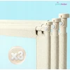 PRIMABOBO CLASSIC lovos saugos turėklas 200x160cm 3 vnt Sulankstomas BEIGE
