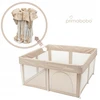 PRIMABOBO Kūdikių maniežas TINA Sulankstomas kelioninis Didelis 126x126cm Smėlio spalvos