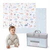 PRIMABOBO Porolono kilimėlis vaikams 120x180 Dvipusis sulankstomas + krepšys BEIGE