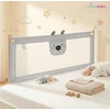 PRIMABOBO saugos turėklas lovai, BEAR, 200 cm, SULANKSTAMAS, vaikams, PILKA