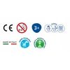 Primo Plakatų Dažai Raudoni 0.5l