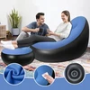 Pripučiama paplūdimio sofa, pripučiama kėdė su atrama kojoms, pripučiamas šezlongas