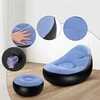 Pripučiama paplūdimio sofa, pripučiama kėdė su atrama kojoms, pripučiamas šezlongas