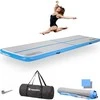 Pripučiamas mankštos kilimėlis inSPORTline Airstunt 400 x 100 x 10 cm, baltas