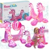 Pripučiamas Sea Horse didelis pripučiamas žaislas 119cm JILONG