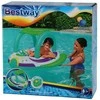 Pripučiamas vaikiškas plaustas su stogeliu 107x112x61 cm 34149 Bestway 615222