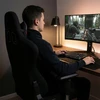 Pro Gamer Fotel GAMINGOWY Biurowy Obrotowy Raptor Juodas Krzesło Biurowe Gamingowe