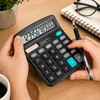 Profi Id KALKULATOR BIUROWY SZKOLNY JUODA DUŻY LCD DUŻE CYFRY 12-CYFROWY KK-837B V6